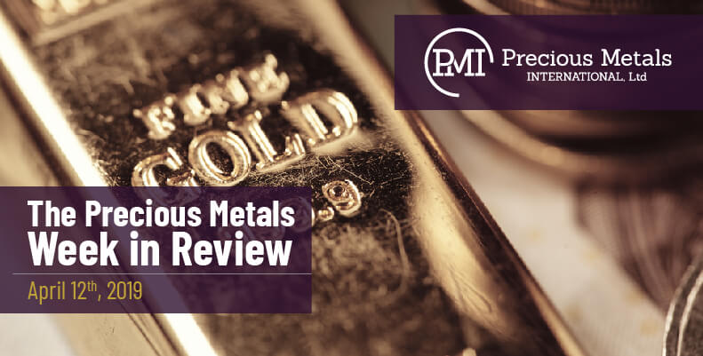 The Precious Metals Week in Review - April 12th, 2019.