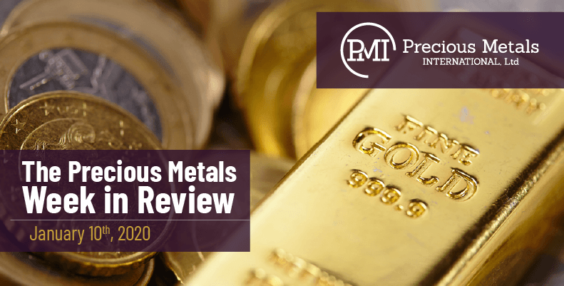 The Precious Metals Week in Review - January 10th, 2020.