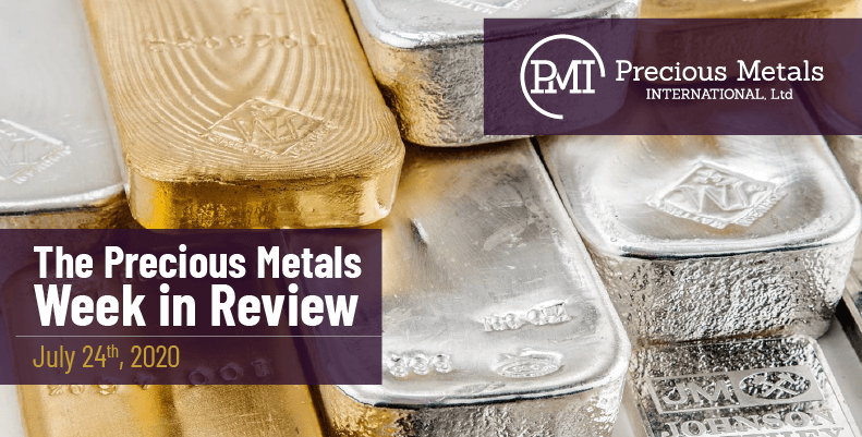 The Precious Metals Week in Review - July 24th, 2020.