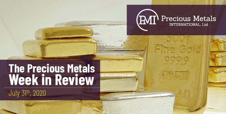 The Precious Metals Week in Review - July 31st, 2020.