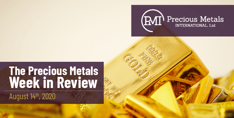 The Precious Metals Week in Review - August 14th, 2020.