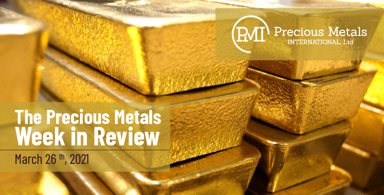 The Precious Metals Week in Review – March 26th, 2021