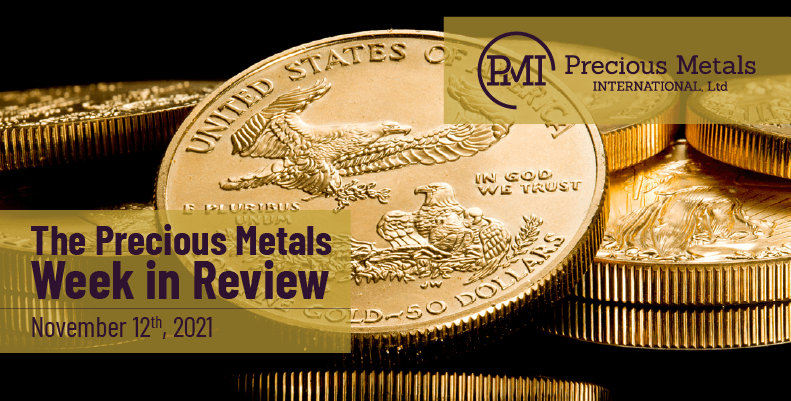 The Precious Metals Week in Review – November 12th, 2021