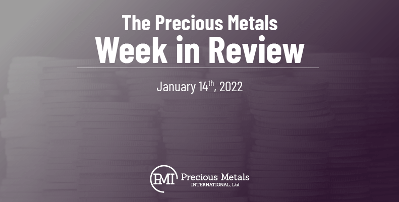 The Precious Metals Week in Review – January 14th, 2022