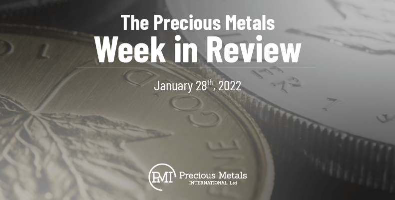 The Precious Metals Week in Review – January 28th, 2022