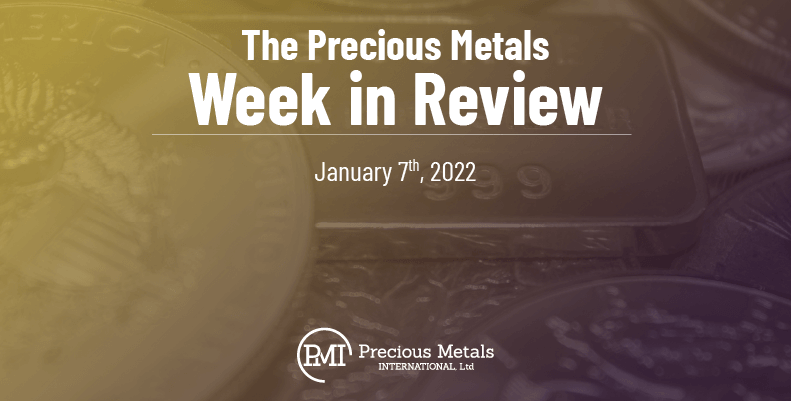 The Precious Metals Week in Review – January 7th, 2022