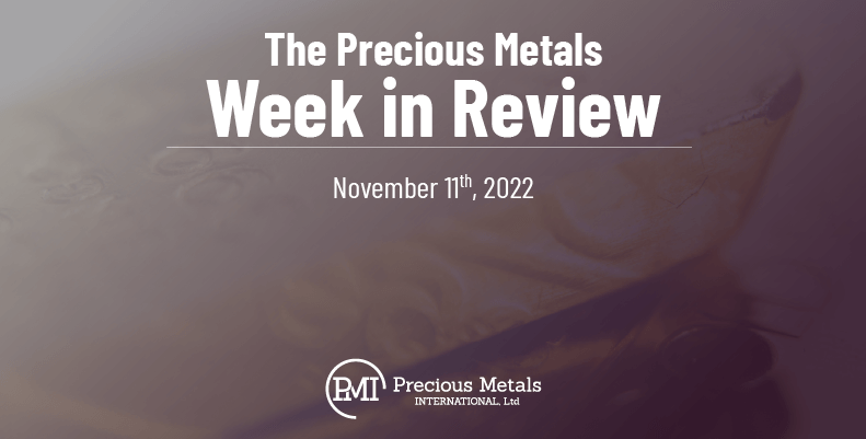 The Precious Metals Week in Review – November 11th, 2022