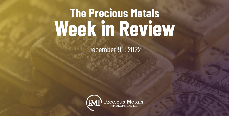 The Precious Metals Week in Review – December 9th, 2022
