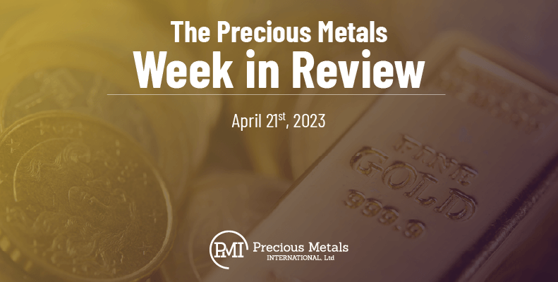 The Precious Metals Week in Review – April 21st, 2023