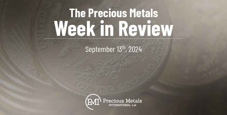 The Precious Metals Week in Review – September 13th, 2024.