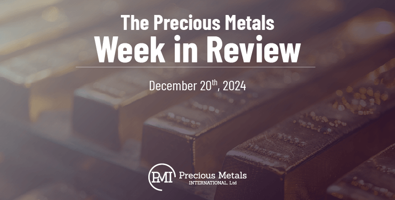 The Precious Metals Week in Review – December 20th, 2024.