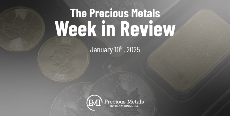 The Precious Metals Week in Review – January 10th, 2025.