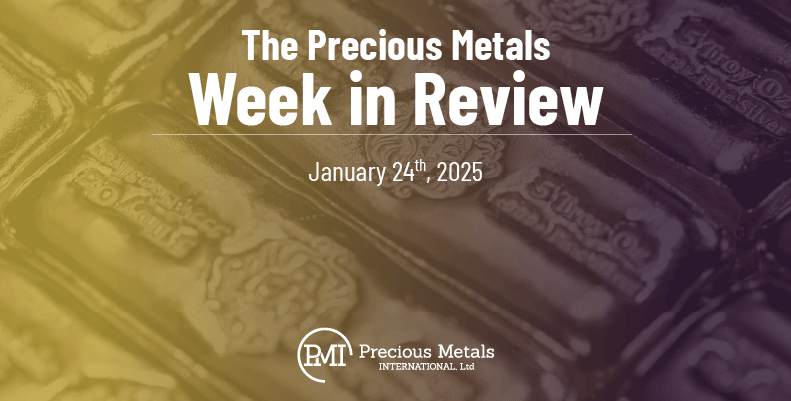 The Precious Metals Week in Review – January 24th, 2025.