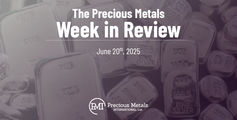 The Precious Metals Week in Review – June 20th, 2025.