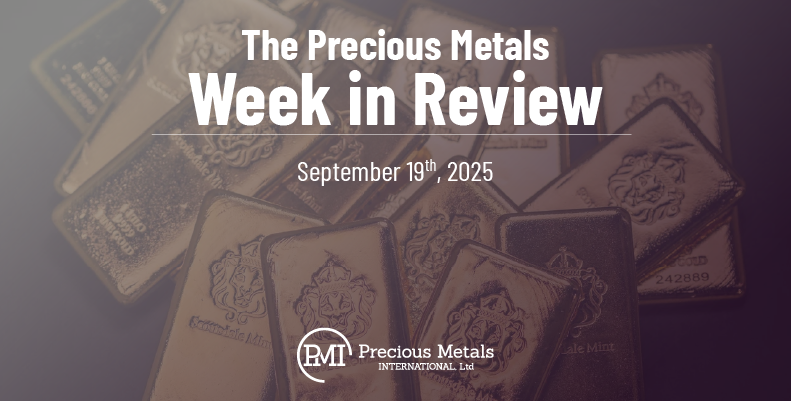 The Precious Metals Week in Review – September 19th, 2025.