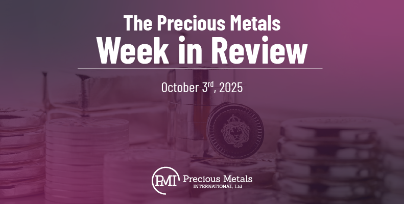 The Precious Metals Week in Review – October 3rd, 2025.