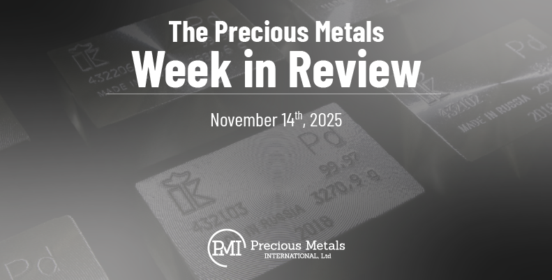 The Precious Metals Week in Review – November 14th, 2025.