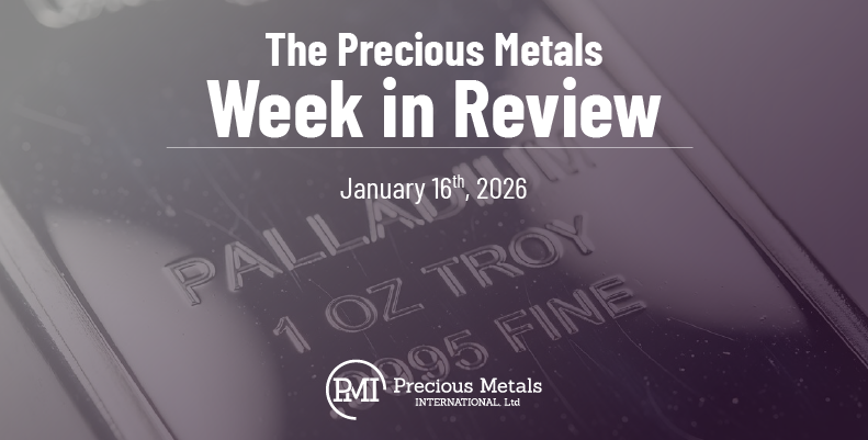 The Precious Metals Week in Review – January 16th, 2026.