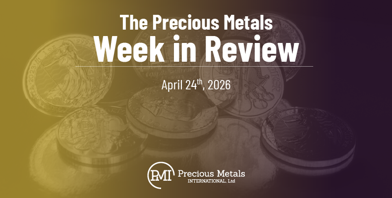 The Precious Metals Week in Review – April 24th, 2026.