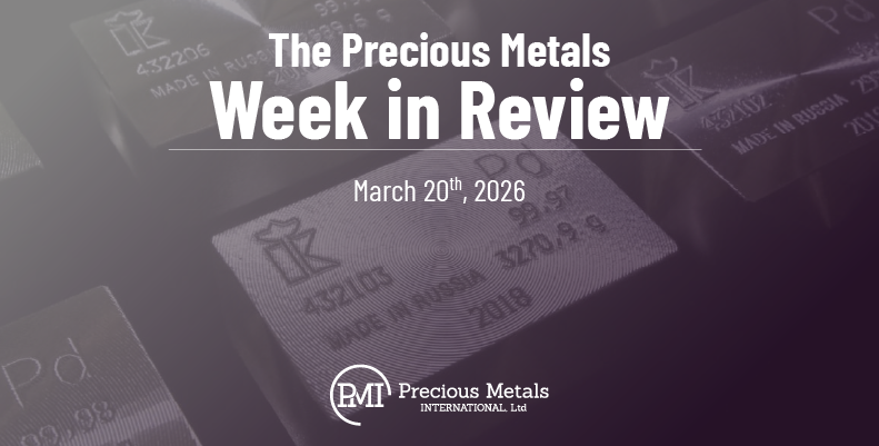 The Precious Metals Week in Review – March 20th, 2026.