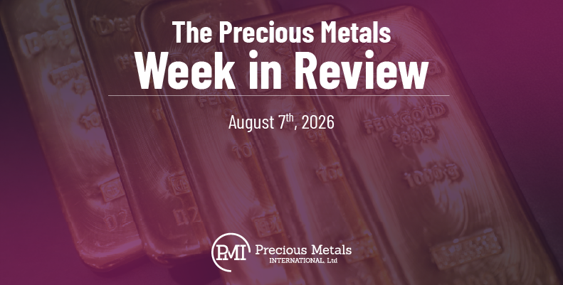 The Precious Metals Week in Review – August 7th, 2026.
