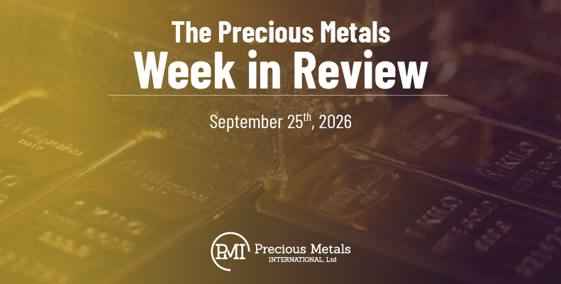 The Precious Metals Week in Review – September 25th, 2026.