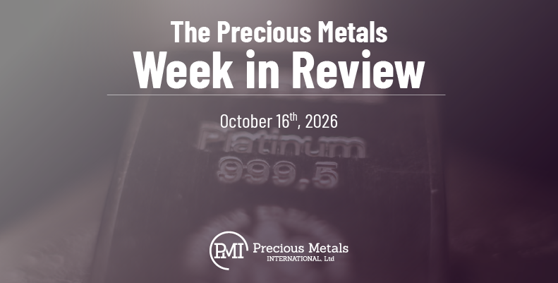 The Precious Metals Week in Review – October 16th, 2026.