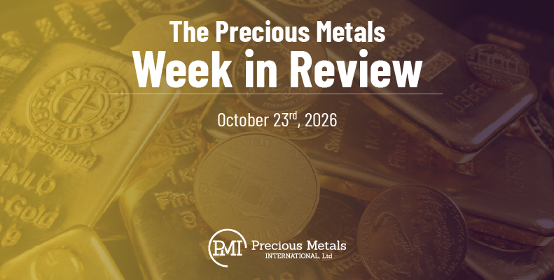 The Precious Metals Week in Review – October 23rd, 2026.